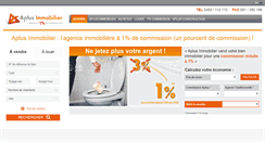 Desktop Screenshot of aplusimmobilier.be