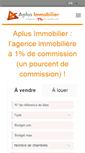 Mobile Screenshot of aplusimmobilier.be